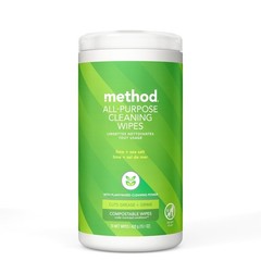 Plant-Based Compostable All-Purpose Cleaning Wipes 70 Count Lime Sea Salt Scent