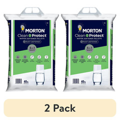 4 pack Morton Clean and Protect Plus Rust Defense Water Softener Salt Pellets 40
