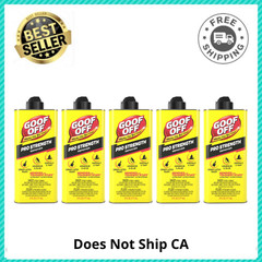 5-Pack Goof Off Pro Strength Remover, 6 oz Each, Latex Paint & Adhesive Cleaner