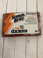 Scotch-Brite Quick Clean Heavy Duty Griddle Pads (6 In Bag) 4 in. x 5.25 in NWT