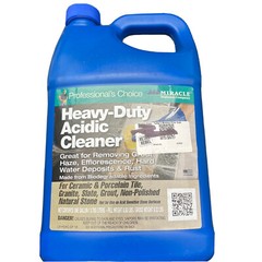 Miracle Sealants Heavy Duty Acid Cleaner Ceramic Granite Slate Grout 1 Gallon