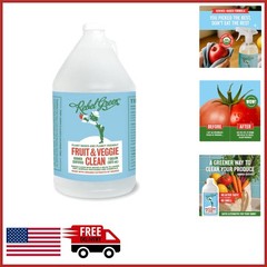 Effective Produce Cleaner Refill 128 Fl Oz Natural Wash for Fruits and Veggies