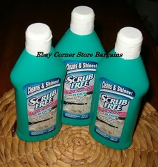 3 COUNT Scrub Free Gel Cleanser with Bleach 10 oz ( 296 ml ) Cleans & Shines