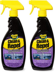 92184-2PK Premium Glass Cleaner with Rain Repellent for Exterior Automotive Glas