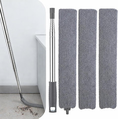 Extendable Gap Dust Cleaner with Microfiber Cloths for Under Appliances