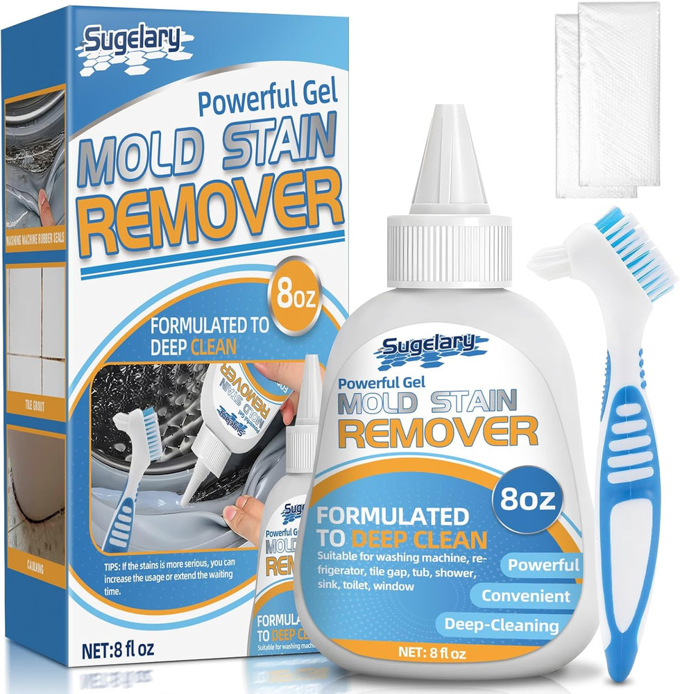 Mold Stain Cleaner Gel, 8 Fl Oz All-Purpose Gel for Home Use on Washing Machine