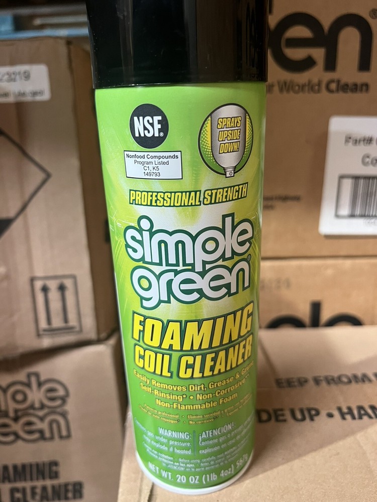 Simple Green 13418 20oz Professional Strength Foaming Coil Cleaner