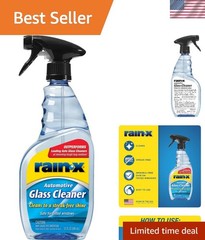 23 oz Non-Toxic Auto Glass Cleaner for a Crystal Clear Finish – Spray Formula