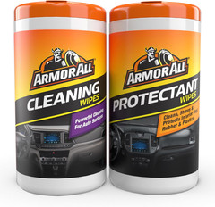 Car Cleaning Wipes and Protectant Wipes, Interior Car Wipes -50 Count (Pack of 2