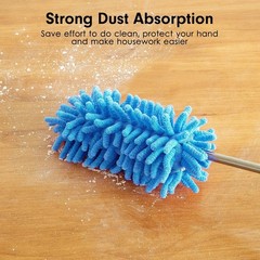 Multi-Purpose Microfiber Duster for Office & Home—Comes with 2 Replaceable Heads