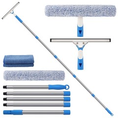 77” Professional Squeegee Window Cleaner Tool with Extension Pole, Car Winds…