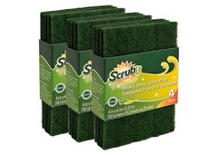 Scouring Pads – Heavy Duty Household Cleaning Scrubber with Non-Scratch Anti-…