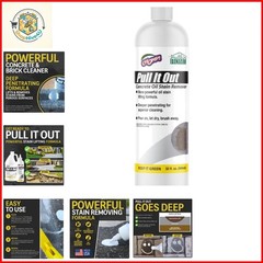Concrete Oil Stain Remover: Pull It Out Removes and Cleans Oils, Greases from…