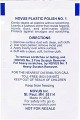 Plastic Clean & Shine #1 | 1 Sampl Color: Plastic Clean & Shine #1Size: 1 Pack