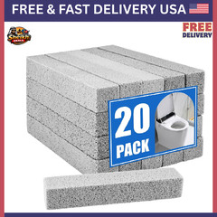 20Pack Pumice Stone for Toilet Cleaning Bowl Stick,Powerfully Cleans Hard Water