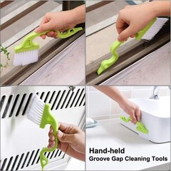 5Pcs Crevice Cleaning Brush Set, Hard Bristle Grout Brush for Window Track, T…