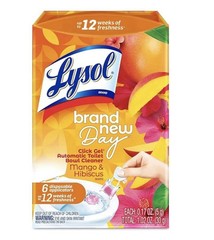 Lysol Click Gel Automatic Toilet Bowl Cleaner, Toilet Gel Stamp, Toilet Freshene