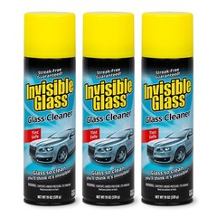 91164-3PK Premium Aerosol Glass Cleaner Spray for Car Windshields and Windows…