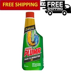 Liquid-Plumr Drain Clog Remover, Unscented, 16 Fluid Ounce