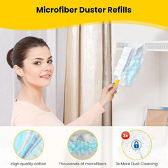 Double Sided 360 ° Disposable Electrostatic Duster ,Electronics, Blinds, Car, Ce