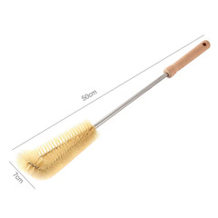 Kitchen Cleaning Tools Drink Bottles Glass Scrubbers Cleaning Brush Wooden Bottl
