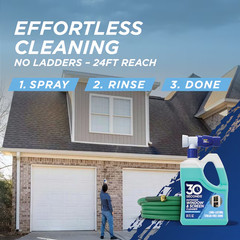 30 SECONDS Ready to Use Window and Screen 64fl oz Hose end sprayer Glass cleaner