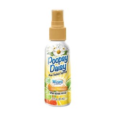 Poopsy Daisy Pre-Toilet Spray – Citrus Fragrance – 100 Uses, 2oz. (Pack of 6)