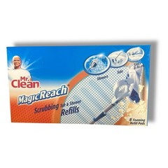 Mr. Clean Magic Reach Scrubbing Tub And Shower 8 Foaming Refill Pads NEW 2011