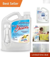 64oz Bleach-Free Shower Cleaner – Effortless Weekly Freshness with Vanilla Aroma