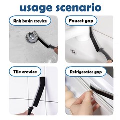 Crevice Cleaning Brush Set, Multi-Purpose Hard Bristle Brushes for Deep Clean…
