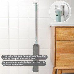 Dust Brush Under Appliance Microfiber Duster with Extension Pole (40 to 55 in…