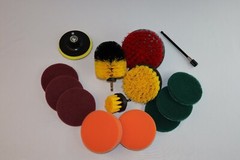 Ultimate 14 Piece Drill Scrub Brush Multi-Purpose Deep Cleaning Kit – SHIPS FREE