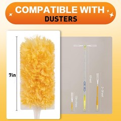 Disposable 360° Heavy Duty Duster Refills – 60pcs + Extendable Handle Included