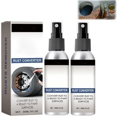 2PCS Rust Remover Spray,2025 Upgrade Rust Remover for Metal, 2.0 Anti Iron Out S