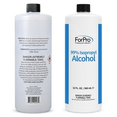 ForPro 99% Isopropyl Alcohol (IPA), 32 Fl Oz (960ml) Pure & Unadulterated