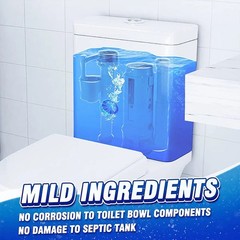 48 Count Lavender Toilet Bowl Cleaner & Air Freshener – Lasts 30 Days