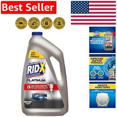 Trusted Septic Tank Treatment Platinum – 48 Oz Liquid, Proven 2x Waste Reduction