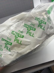 Unger The Pill Window Cleaning Tablets 100 Pack Glass Cleaner Green White