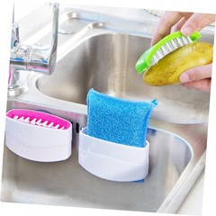 PLAFOPE Removable Cleaning Brush 3-Pack Cutlery Brush with Suction Cup for Si…