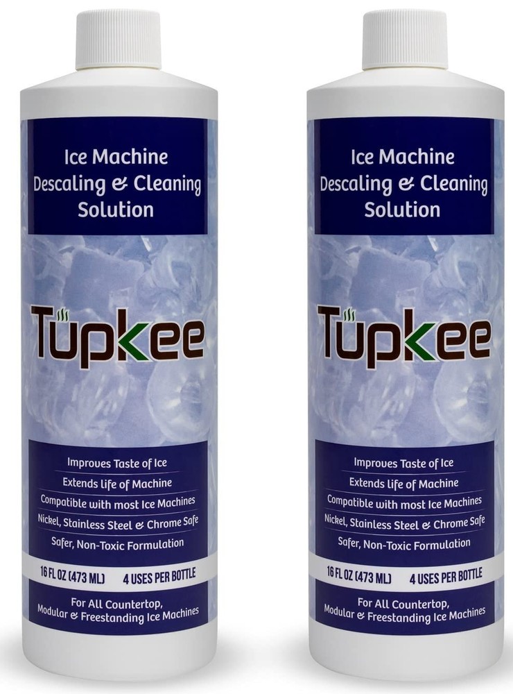 Tupkee Ice Machine Cleaner Nickel Safe, 16oz Ice Maker Cleaner, Universal 2 Pack
