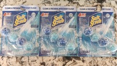 Soft Scrub 4-in-1 Toilet Care Sapphire Waters Scent Toilet Bowl Cleaner 3 Pack