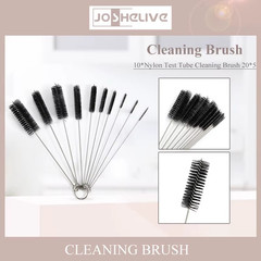 10 Pcs Nylon Straw Brush Cleaner Bottle Tube Pipe Cleaning Set Long Small