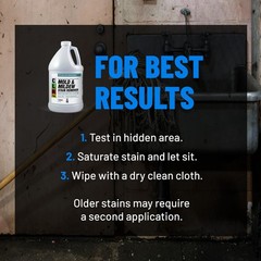CLR PRO Heavy Duty Bleach-Free Mold and Mildew Stain Remover, 1 Gallon Bottle…