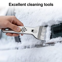 Cooktop Scraper,Multi-Purpose Scraper Cleaning Tool,Razor Holder for Cleaning