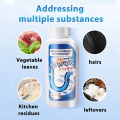 1-3X Fast Sink & Drain Cleaner Oxygen Pipeline Dredging Agent Cleaner Toilet.