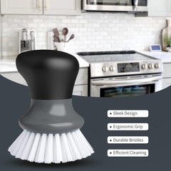Dish Scrub Brush, Palm Brush Dish Scrubber with Ergonomic Grip, Kitchen Brush…