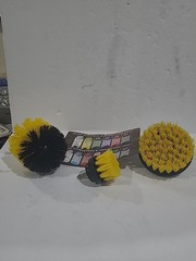 Drill Brush Drill Powered Cleaning Brush Set Power Scrubber 3 Piece Set.