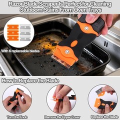 Heavy Duty Oven Cleaner Brush Sets,Oven Cleaning Kits Tools Accessories