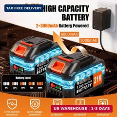Cordless Portable Washer, 6000mAh Battery Operated Washer with 6-in-1 Nozzle, Ha
