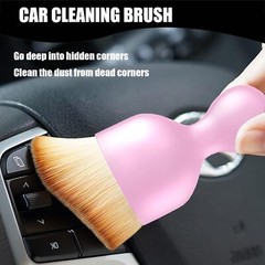 1PC Car Air Conditioning Outlet Cleaning Brush For Cars Vans SUVs Pink